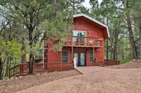 Ruidoso Cabin with Deck and Grill Less Than 3 Mi to Race Track